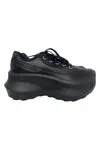 Salomon Comme Des Garçons X  Platform Shoes In Black