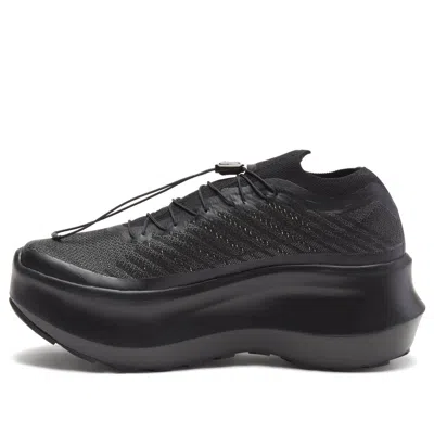 Salomon Comme Des Garcons X  Pulsar Platform 'triple Black'