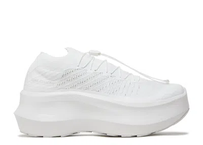 Salomon Comme Des Garçons X  Wmns Pulsar Platform 'triple White' In Animal Print