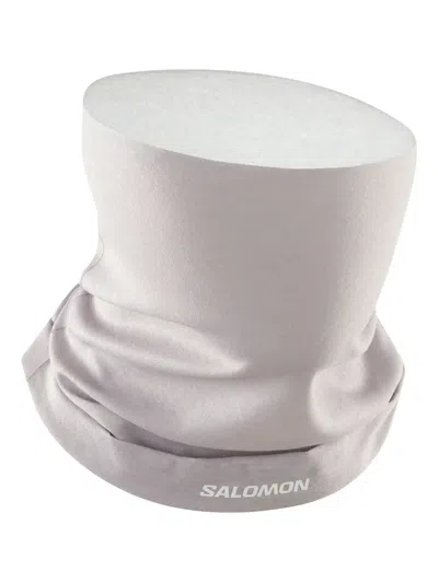 Salomon Cross Neckwarmer In Gray
