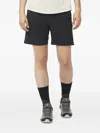 Salomon Elastic-waistband Side-pocket Shorts In Blue