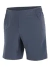 Salomon Elasticated-waist Shorts In Blue