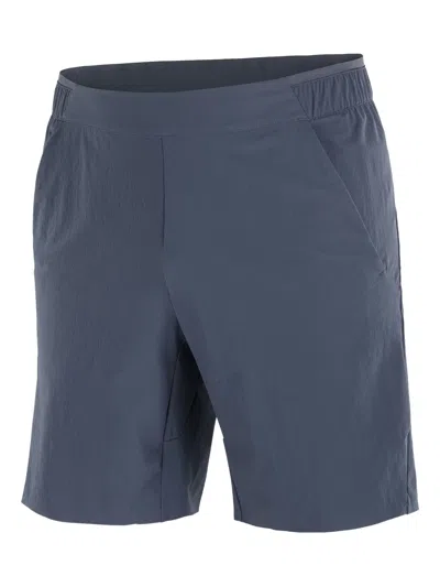 Salomon Elasticated-waist Shorts In Blue