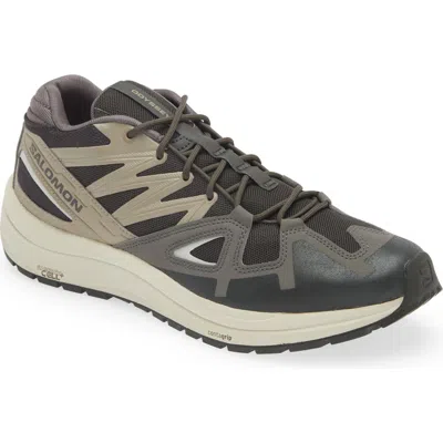 Salomon Gender Inclusive Odyssey Running Shoe In Pewter/beluga/moonscape