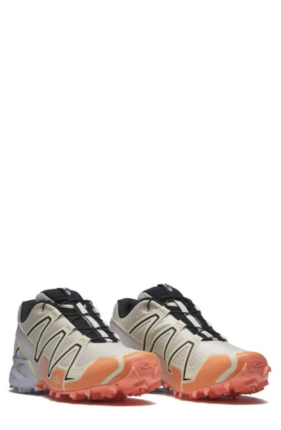 Salomon Gender Inclusive Speedcross 3 Sneaker In Cement/ Black/ Orchid Petal