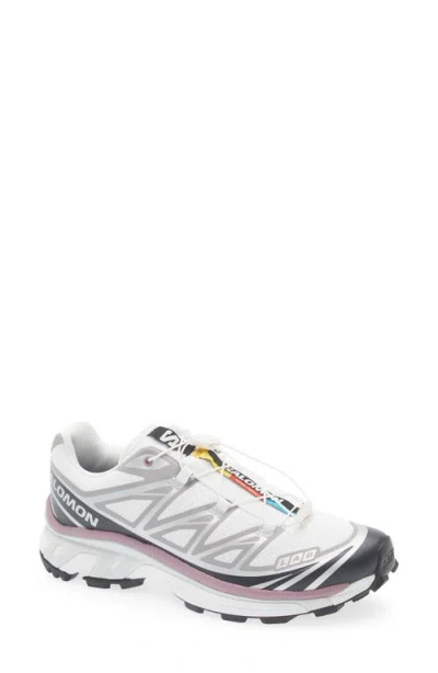 Salomon Gender Inclusive Xt-6 Sneaker In White