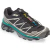 Salomon Gray Xt-6 Sneakers In Purple