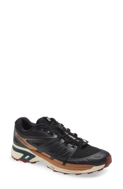 Salomon Gender Inclusive Xt-wings 2 Sneaker In Black/beige