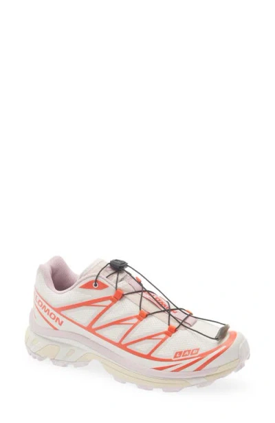 Salomon Gender Inclusive Xt-6 Nostalgia Running Shoe In White