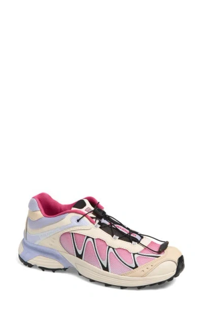 Salomon Multicolor Mesh And Fabric Xt Whisper Sneakers In Pink