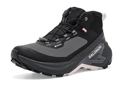 Salomon Genesis Mid Gore Tex Women's Running Shoes Black/dawn Pink/lilac Ash: 9.5 B - Medium, Synthetic
