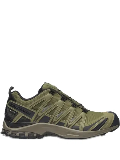 Salomon Olive Green Xa Pro 3 D Sneaker In Multi