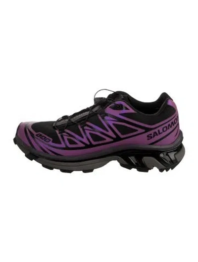 Pre-owned Salomon Graphic Print Athletic Sneakers In Purple