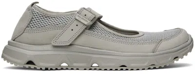 Salomon Rx Marie-jeanne Mesh And Suede Sneakers In Grey