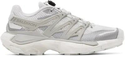 Salomon Gray Xt Pu.re Advanced Sneakers In Gray Violet / Flint