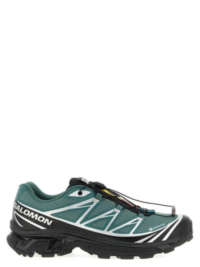 SALOMON GREEN LOGO SNEAKERS