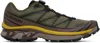 SALOMON GREEN XT-6 SNEAKERS