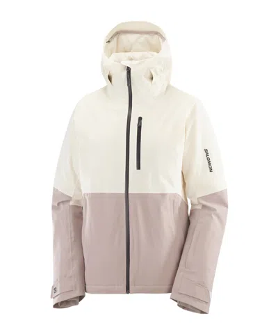 SALOMON HOODED COLOUR-BLOCK JACKET