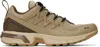 Salomon Gender Inclusive Acs Og Trail Running Shoe In Safari / Kelp / Dark