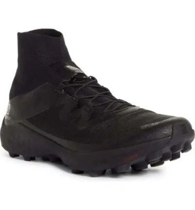 Pre-owned Salomon [l41366900] Mens  S/lab Cross Black 'black' In Black/black/black