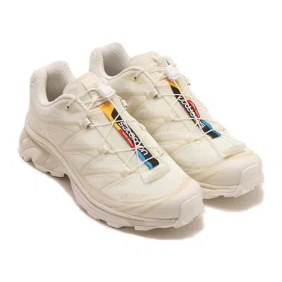 Pre-owned Salomon L47445300  Xt-6 Vanilla Ice Almond Milk (men's) In White