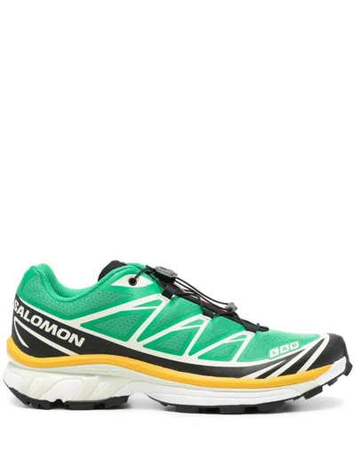 SALOMON XT-6 SALOMON SNEAKERS,L47583100 BRIGHT GREEN BLACK SULPHUR