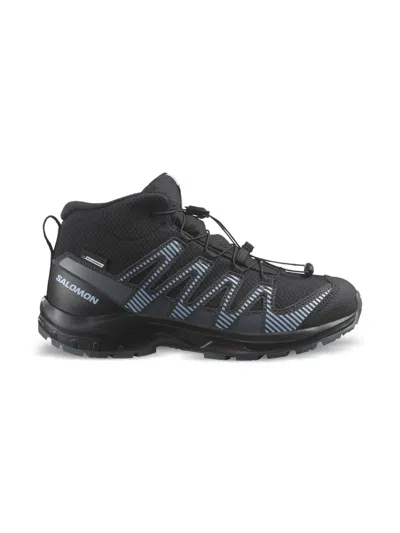Salomon Kids' Lace-up Hiking Shoes In Black