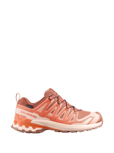 Salomon Laced Low-top Sneakers In Orange