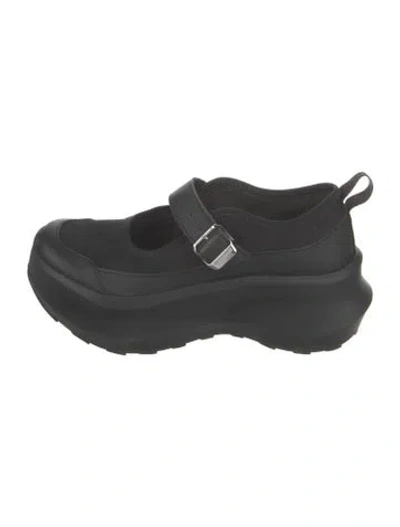 Pre-owned Salomon Leather Oxfords In Black