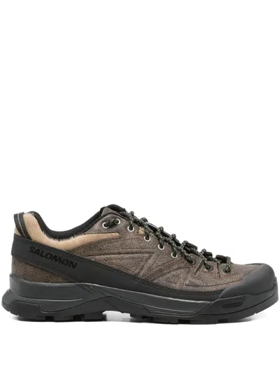 Salomon Leather Trainers In Multi