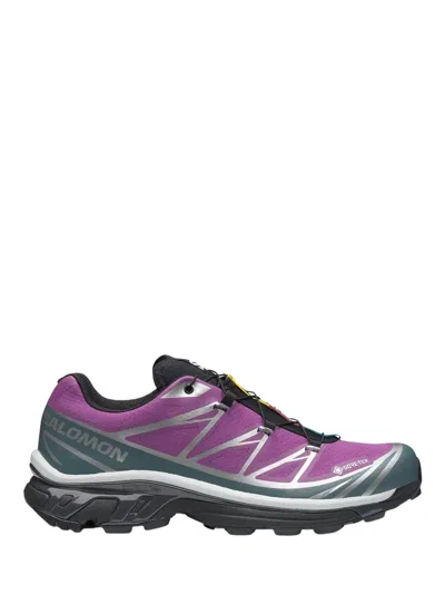 Salomon Logo Detail Rubber Sole Sneakers For Women In Neutral