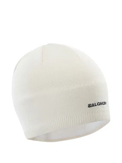 SALOMON LOGO-EMBROIDERED BEANIE HAT