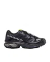 Salomon Breathable Mesh Xt4og Sneakers With Cushioned Eva Sole In Black