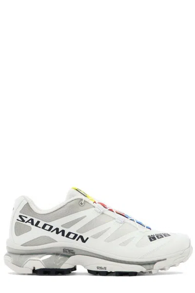SALOMON LOGO PRINTED LOW-TOP SNEAKERS