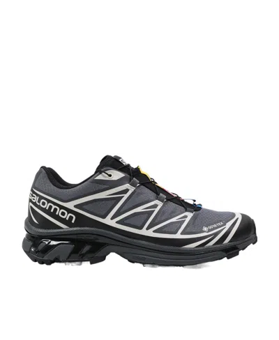 Salomon Logo Sneakers In Black
