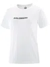 Salomon Logo Ss Tee W In White