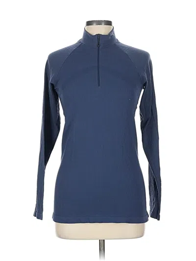 Pre-owned Salomon Long Sleeve T-shirt In Blue