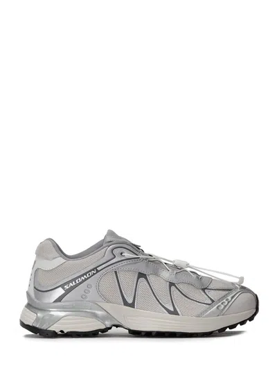 Salomon Low-profile Breathable Athletic Sneakers With Quick-lace System In Gray