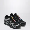 Salomon Mens Black Black Silver Xt-6 Gtx Quick-lace Mesh Low-top Trainers