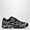 Salomon Mens Black Black Silver Xt-6 Gtx Quick-lace Mesh Low-top Trainers In Black