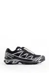 Salomon 'xt-6 S/lab' Black Sneakers With Drawstring In Mesh And Tech Fabric In Multicolor