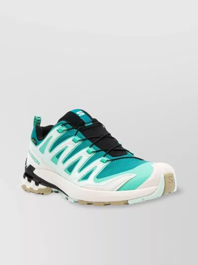 Salomon Low Top Sneakers In Aqua Green In Blue