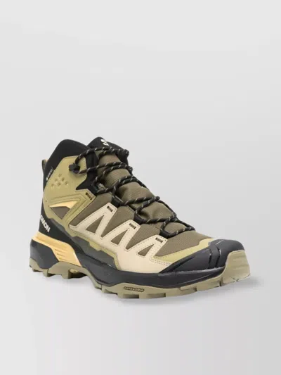 Salomon Low Top Sneakers Knitted Panels In Green