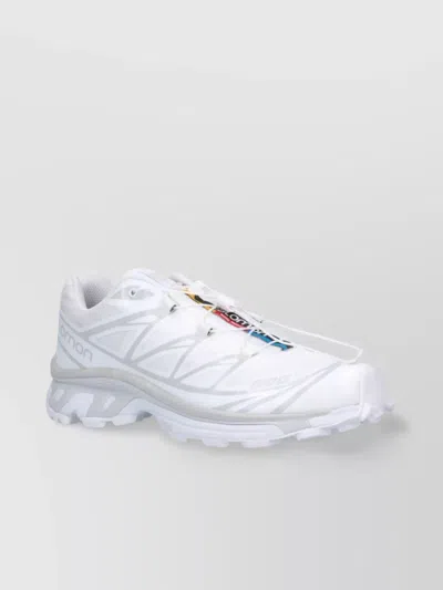 SALOMON LOW TOP SNEAKERS WITH MESH UPPER AND RUBBER OUTSOLE