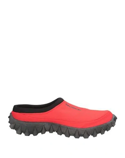 Salomon Man Mules & Clogs Red Size 8.5 Textile Fibers