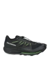 Salomon Man Sneakers Black Size 8.5 Textile Fibers In Black