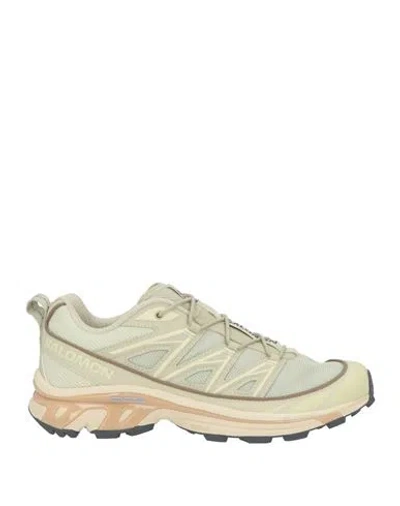 Salomon Man Sneakers Light Green Size 9.5 Textile Fibers, Synthetic Material In Gray