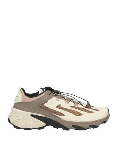 Salomon Man Sneakers Sand Size 12.5 Textile Fibers In Neutral