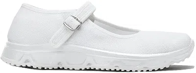 Pre-owned Salomon Mary Jane Rx Slide 3.0 Comme Des Garcons (women's) Sneakers In White