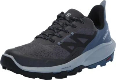 Pre-owned Salomon Men's Outpulse Gore-tex Hiking Shoes In Magnet/bersea/black